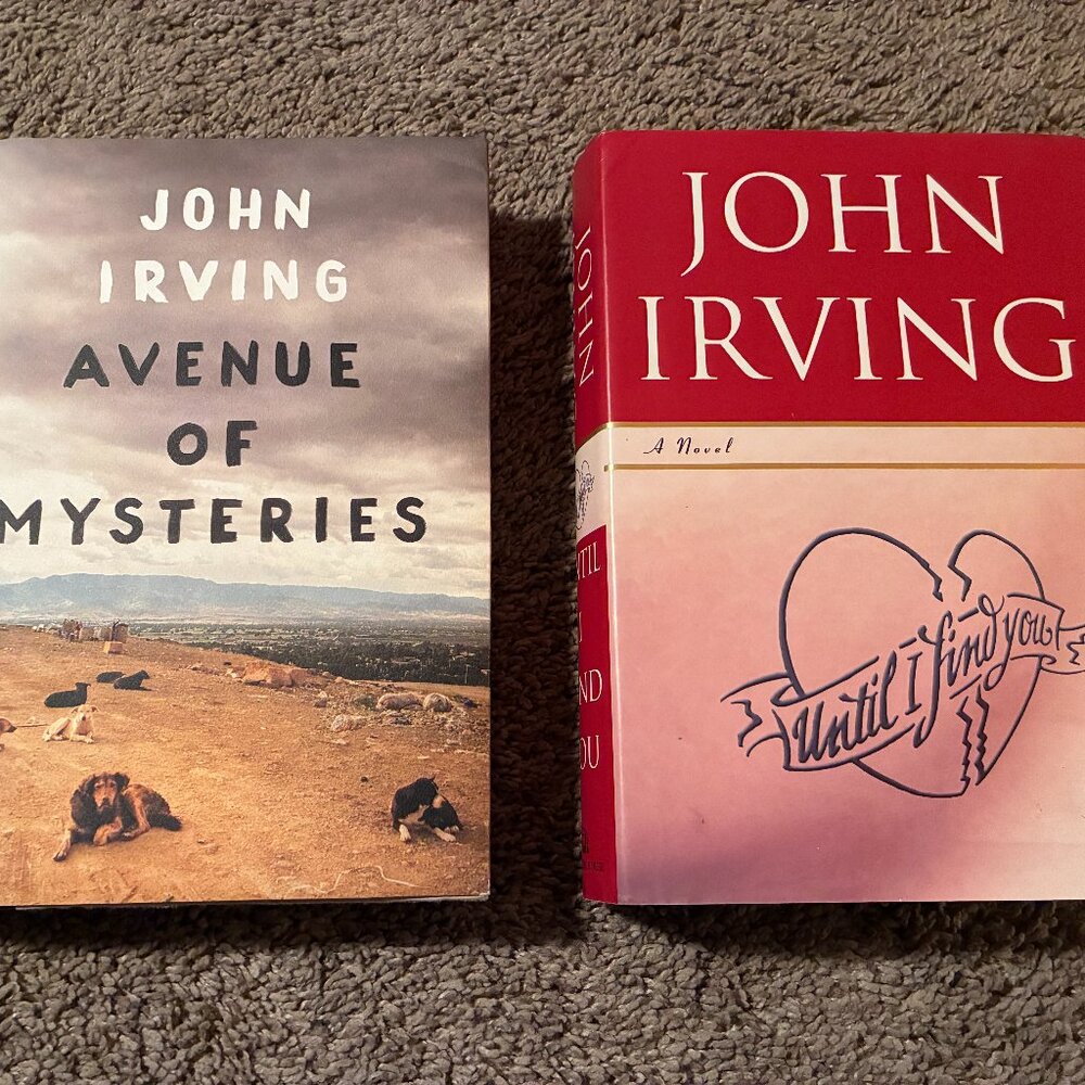 JOHN IRVING Lot: Avenue of Mysteries / Until I Find You, SIGNED 1st/1st, HC/DJ